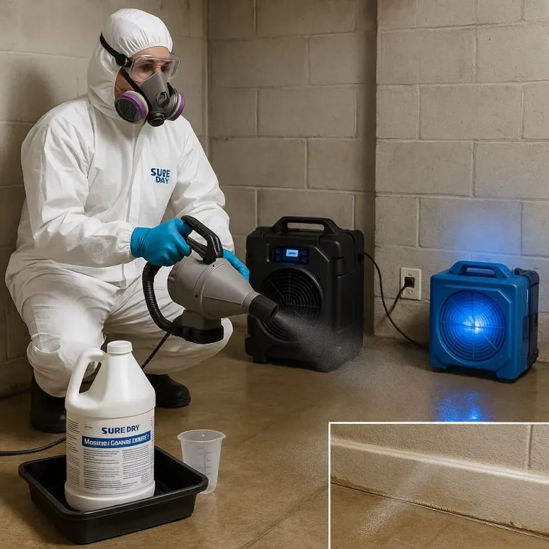 Sanitization and Odor Removal process in Hudson, ME